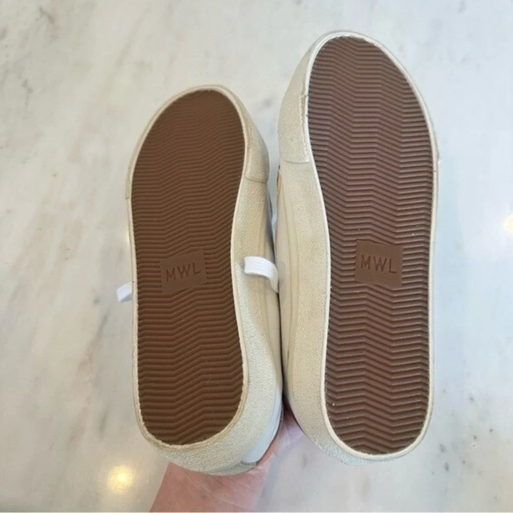 Madewell Sidewalk Low-Top Sneakers in Snake Embossed Leather: Wave Edition Size - Picture 8 of 10